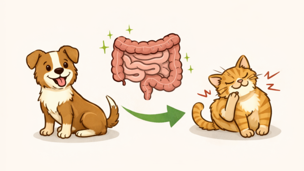 Chronische jeuk bij hond of kat? De rol van darmen en voeding